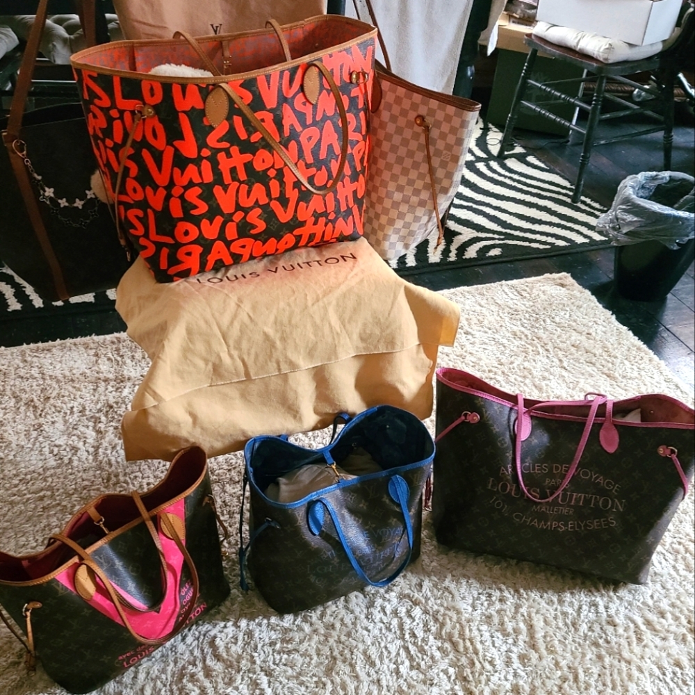 Louis Vuitton Neverfull GM Graffitti orange Limited Edition